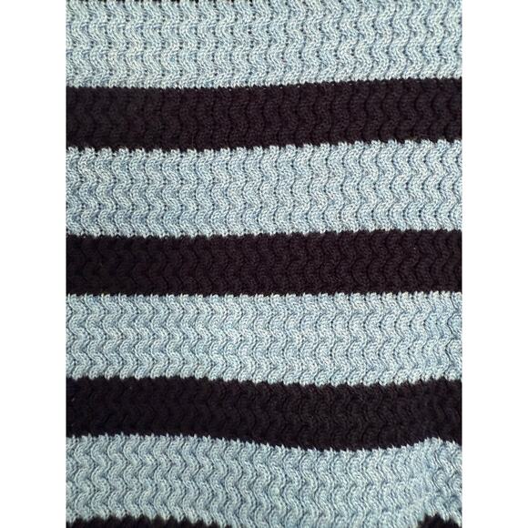 Talbots Womens‎ Nautical Sweater Tunic XLp Blue Stripes Boat Neck Coastal - Picture 4 of 9